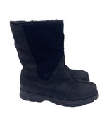 Columbia Shirebrook Waterproof Boots Winter Black Tall Leather Womens Si... - £38.93 GBP