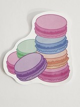 Multicolor Stack of Macaroons Super Cute food Theme Sticker Decal Embell... - $2.59