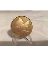 Dove Kindness Mark Twain Bronze Medallion Chip Coin Language Deaf Blind - $7.61 CAD