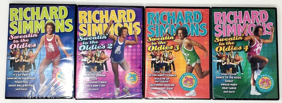 Richard Simmons Sweatin&#39; to the Oldies 25th Anniversary Edition DVD Set ... - $37.61