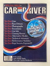 VTG Car and Driver Magazine January 1984 Audi 5000s Turbo, Chevy Camaro No Label - £7.43 GBP
