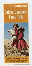 Lufthansa Golden Continent Tours 1967 Brochure Around South America  - $17.87