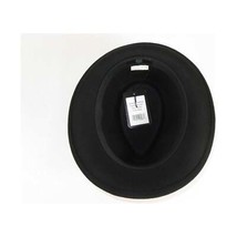 Men BENTLY HEADWEAR Hat Australian Wool Pinch Front Fedora Hudson HU420 Black image 2