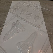 Chocolate Candy Mold Space Shuttle Ship Astronaut - £5.87 GBP