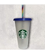 1 x Starbucks Confetti Color Changing Cup with Rainbow Pride Straw Summe... - £31.55 GBP