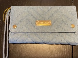 Brand New Bebe Light Denim Sophia Trifold Wallet - £14.28 GBP