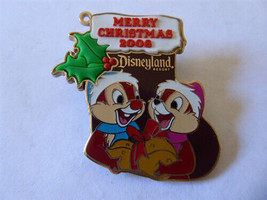 Disney Trading Pins 66828 DLR - Merry Christmas 2008 Stocking - Chip &#39;n&#39;... - $32.38