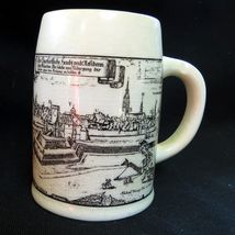 Antique Porcelain Altenkunstadt Stein Mug Michael Wening Del et Sculps G... - $34.65