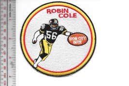 Beer Football Pittsburgh Steelers Robin Cole &amp; Iron City Beer Promo Patch - £7.86 GBP