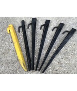 Tent Stakes --Replacement heavy duty 9&quot; steel ... hammer on these all yo... - $227.89 MXN
