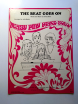 The Beat Goes On Sonny Bono Cher Sheet Music 1967 Pop Rock Hit Song Pian... - $17.00