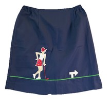 Vintage Lynn James Pink Skort with 3 Colorful Vertical Pockets (1 faux) ... - $24.70