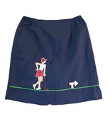 Vintage Lynn James Pink Skort with 3 Colorful Vertical Pockets (1 faux) ... - $24.70