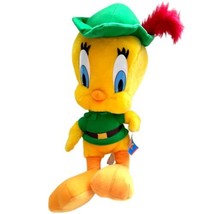 Tweety Bird Robin Hood 18&quot;  1997 Vintage Plush Toy Stuffed Animal - £12.54 GBP