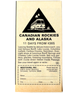 1967 Westours Bus Lines Advertisement Vintage Canadian Rockies &amp; Alaska F6M - $368.75 MXN
