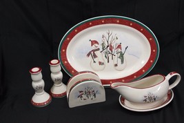 Royal Seasons Christmas Serving Pieces Set of 6 Xmas - $324.43 MXN