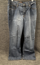 Duck Head Jeans Womens 14P Regular Fit Blue Denim High Rise Relaxed Cotton Blend - £16.17 GBP