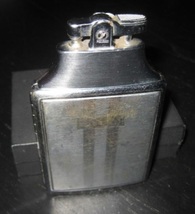 Vintage RONSON MASTER COMBINATION Petrol Lighter Cigarette Case - £19.98 GBP