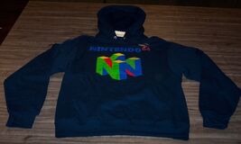 NINTENDO 64 N64 HOODIE HOODED Sweatshirt MENS SMALL NEW w/ TAG - $49.50