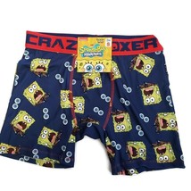 Nickelodeon Spongebob Squarepants Boxer Briefs Crazy Boxer Blue Mens Siz... - £10.95 GBP