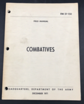 1971 Army  Combatives Self Defense Book December - $23.19