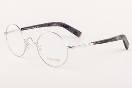 Tom Ford 5369 018 Silver Round Eyeglasses TF5369 018 46mm - $284.05