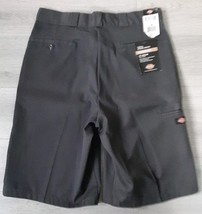 Dickies Men Work Shorts Size 36 Charcoal Gray Solid Twill Work Loose Fit... - $25.18