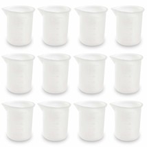 12 Pcs 100 Ml Silicone Measuring Cups For Resin Non-Stick Mixing Cups Gl... - £15.97 GBP