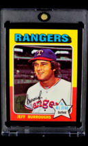 1975 Topps Mini #470 Jeff Burroughs Texas Rangers Vintage Baseball Card - £4.00 GBP