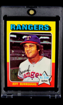 1975 Topps Mini #470 Jeff Burroughs Texas Rangers Vintage Baseball Card - £3.88 GBP