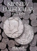 Kennedy Half Dollar Coin Folder Album #2, 1985-1999 by H.E. Harris - £7.41 GBP