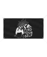 Custom Personalized Vinyl Banner - Black and White Tent Illustration - &quot;... - £41.30 GBP+