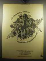 1974 Phantom of the Paradise Movie Ad - He sold his soul for rock n&#39; roll - £14.48 GBP