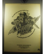 1974 Phantom of the Paradise Movie Ad - He sold his soul for rock n&#39; roll - £14.55 GBP