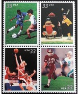 2000 33c Youth Team Sports, Block of 4 Scott 3399-3402 Mint F/VF NH - $2.49