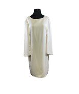 H by Halston Womens Size 8 Winter White Cape Sleeve Sheath Dress - £35.42 GBP