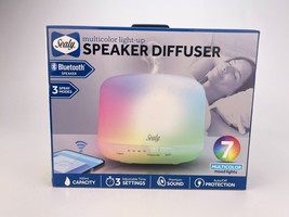 Sealy Multicolor Light Up Speaker Diffuser Bluetooth 3 Spray Modes Auto ... - $27.04