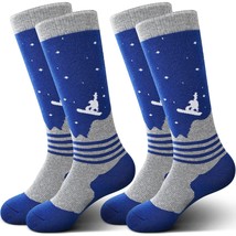 Merino Wool Thermal Warm Socks Kids Knee High Winter Snow Socks Boys Tod... - $18.99