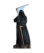 Grim Reaper Halloween Lifesize Standup Standee Cardboard Scary Life Size... - £31.54 GBP