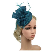 Women Fascinators Flower Ladies Pillbox Headband with clips Bridal Weddi... - £9.59 GBP
