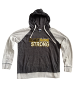 Vtg  Sweatshirt Mens L Hoodie MV Blackhawk Strong Pullover Black Gray Co... - $24.90 CAD