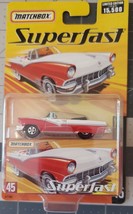 Matchbox Number 45 1956 Ford Sunliner Factory Sealed Blister with Box 2005 - £11.04 GBP