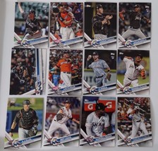 2017 Topps Update Miami Marlins Team Set of 12 Baseball Cards - £0.99 GBP