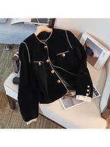 French Chic Vintage Casual Jacket Coat Women&#39;s Autumn and Winter Aesthetics Fash - £72.20 GBP