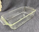 Vintage Anchor Hocking Fire King #441 Clear 1 Qt Loaf Pan Baking Dish. 9... - $6.93
