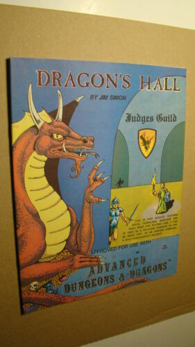 Primary image for JUDGES GUILD MODULE - DRAGON'S HALL  *HI-GR COPY* DUNGEONS DRAGONS - RARE