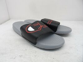 Champion Men's Super Slide Split-Script Sandals Grey/Black Size 12M - $28.49