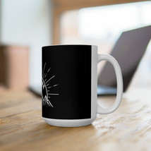 Explore Ceramic Mug - 15oz White Mug with Inspiring Mountain Design - $20.60