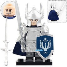 Swan Knight (Gondors Army) Lord of the Rings Lego Compatible Minifigure Bricks - £2.36 GBP