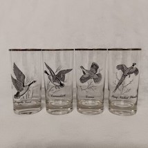 Federal Sportsman Tumblers 4 12 oz Game Birds Grouse Pheasant Goose Canv... - £25.92 GBP
